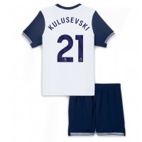 Camiseta Tottenham Hotspur Dejan Kulusevski #21 Primera Equipación para niños 2024-25 manga corta (+ pantalones cortos)